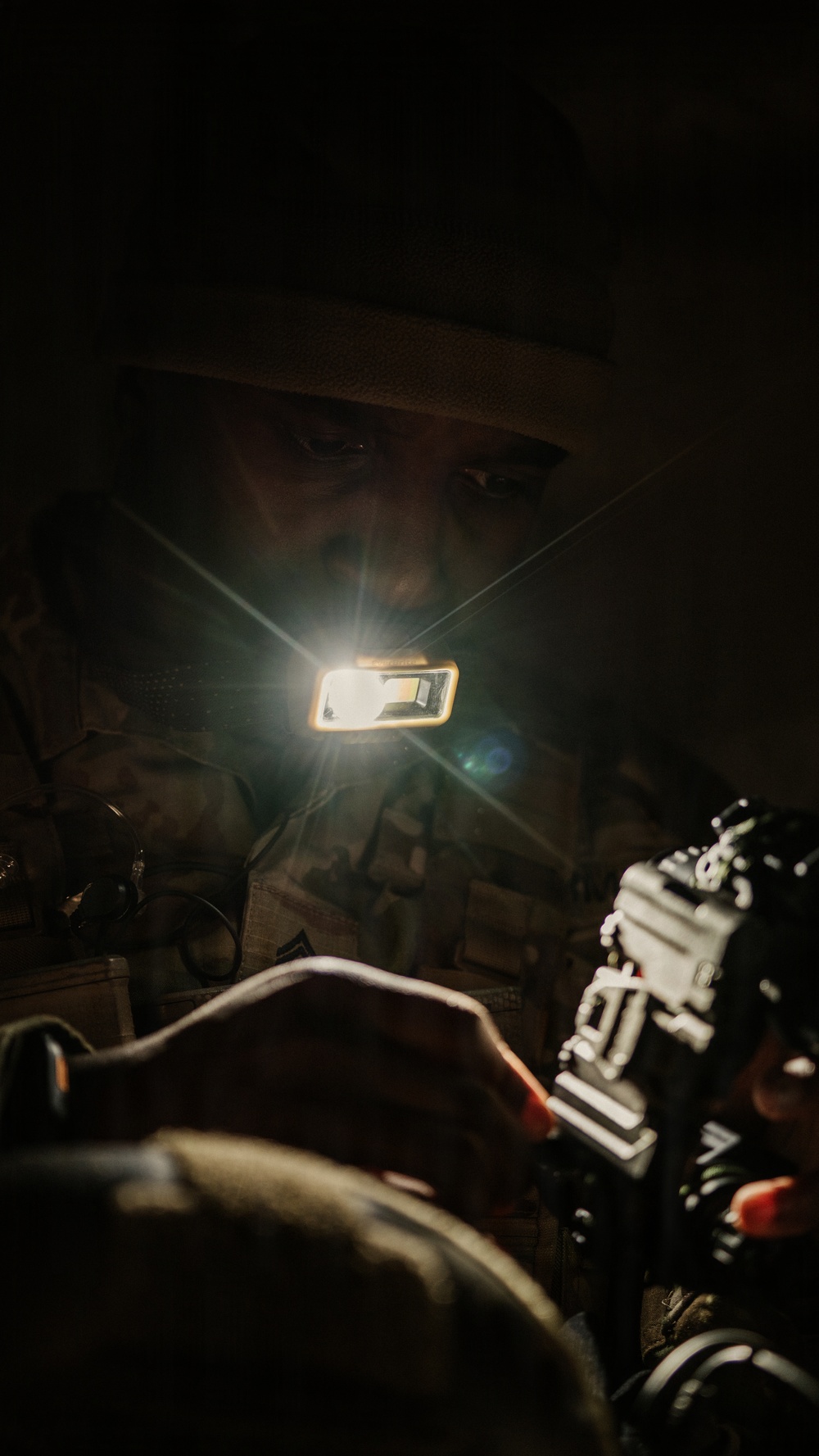 49th PAD Paratrooper Prepares PWE