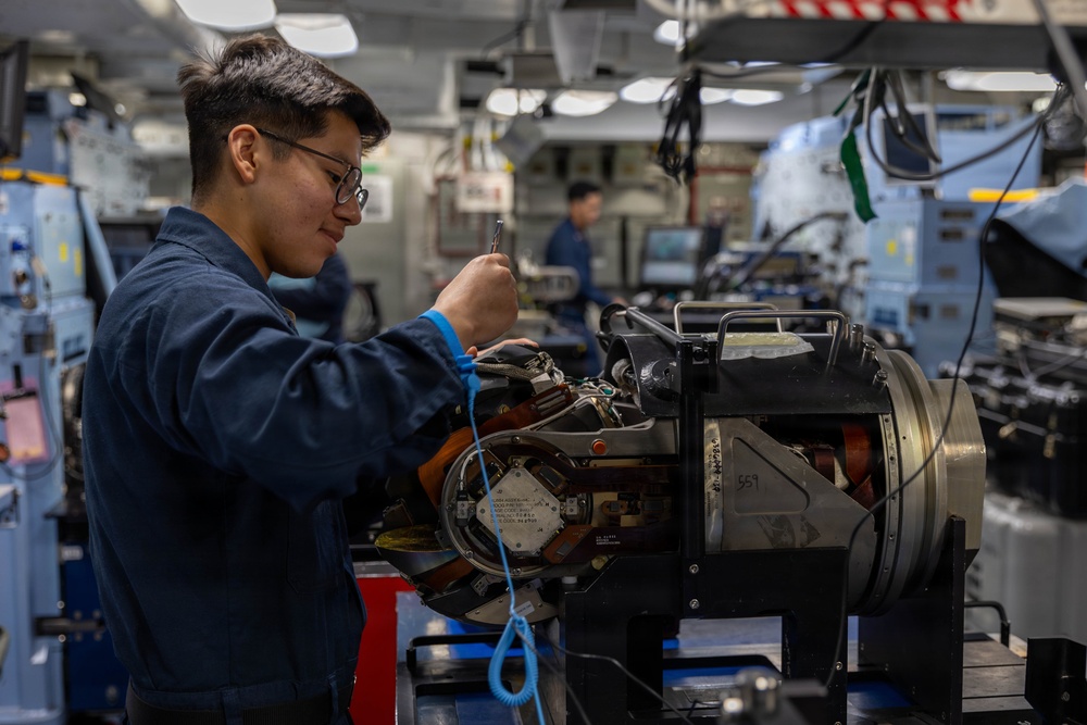 Abraham Lincoln conducts routine operations