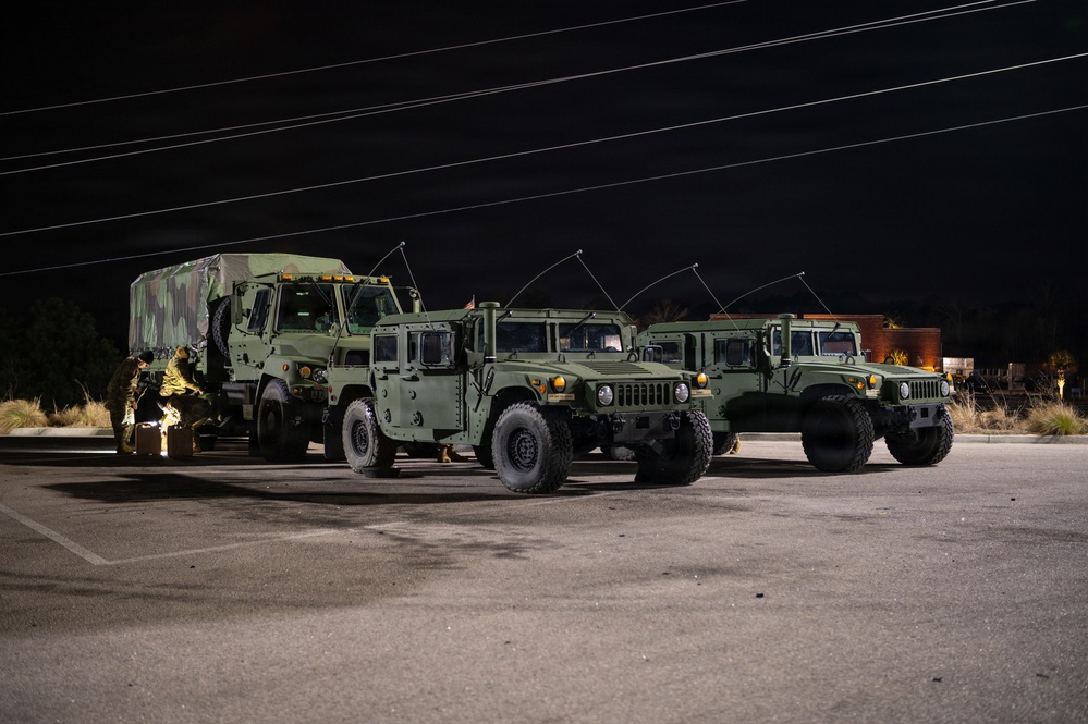 678th Air Defense Artillery Brigade responds to Winter Storm Gianna