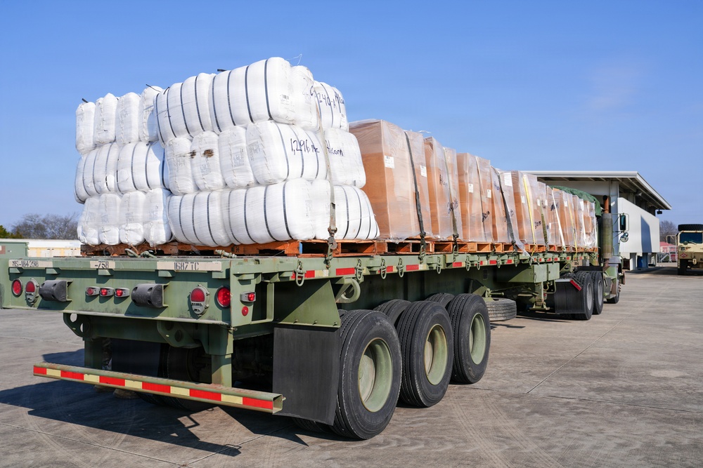National Guard Airlifts Supplies to Affected Communities