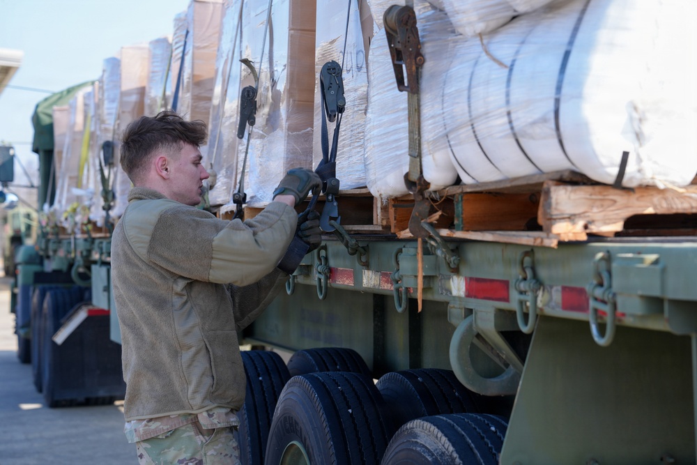 National Guard Airlifts Supplies to Affected Communities