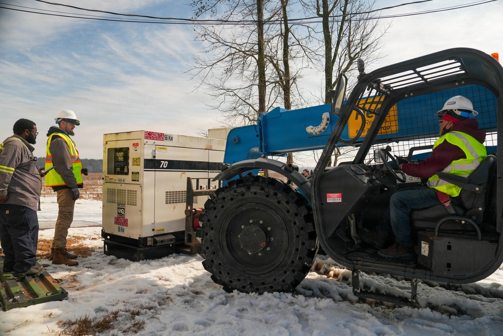 FEMA Delivers Generator to Gravestown Volunteer Fire Department