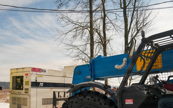FEMA Delivers Generator to Gravestown Volunteer Fire Department