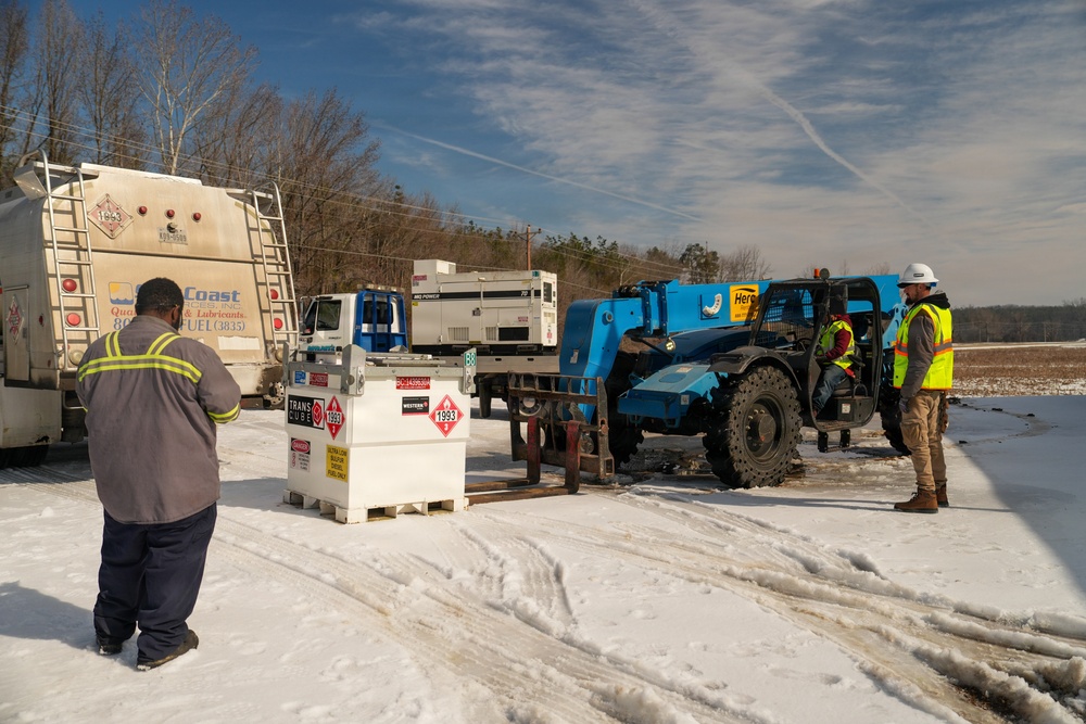 FEMA Delivers Generator to Gravestown Volunteer Fire Department