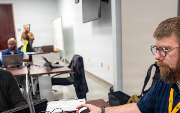 FEMA Works from the Mississippi State Emergency Operations Center