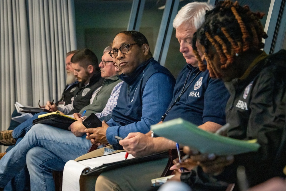 FEMA Works from the Mississippi State Emergency Operations Center