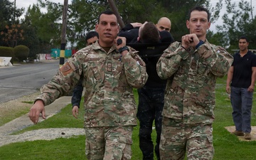U.S. Marines with FAST Company Europe and the Cyprus National Guard conduct TCCC Training