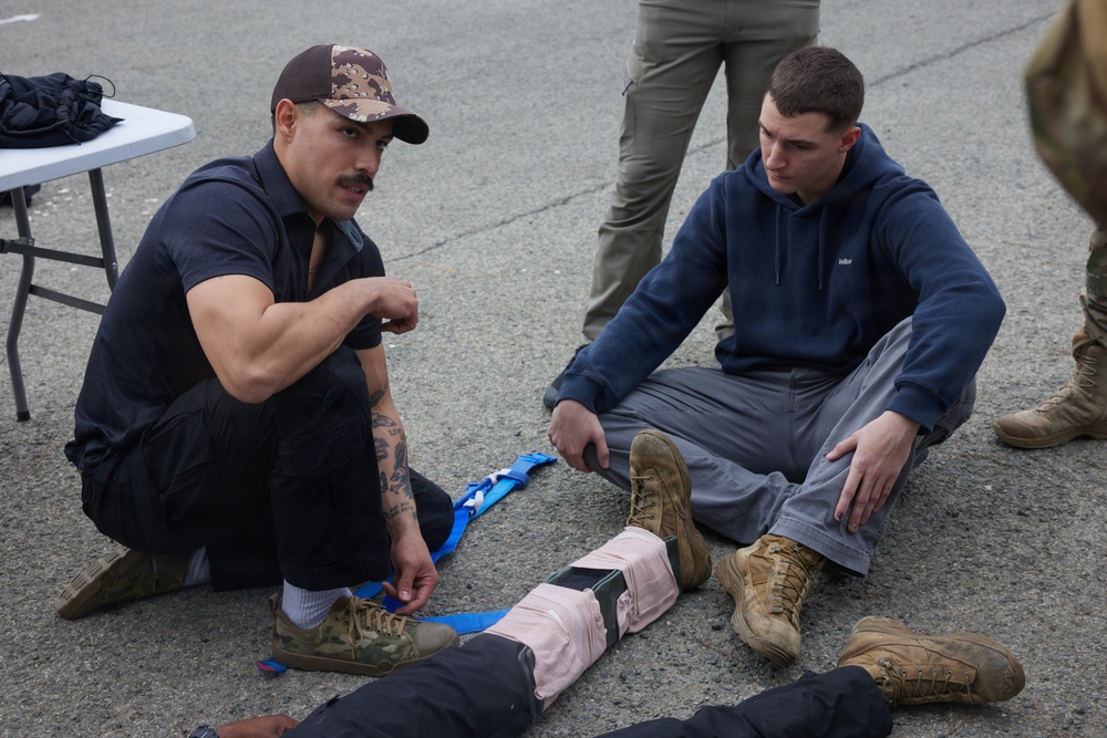 U.S. Marines with FAST Company Europe and the Cyprus National Guard conduct TCCC Training