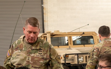 "NC Adjutant General visits Troops during Winter Cyclone Gianna"