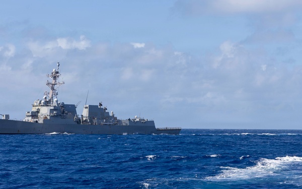 USS Thomas Hudner conducts routine operations