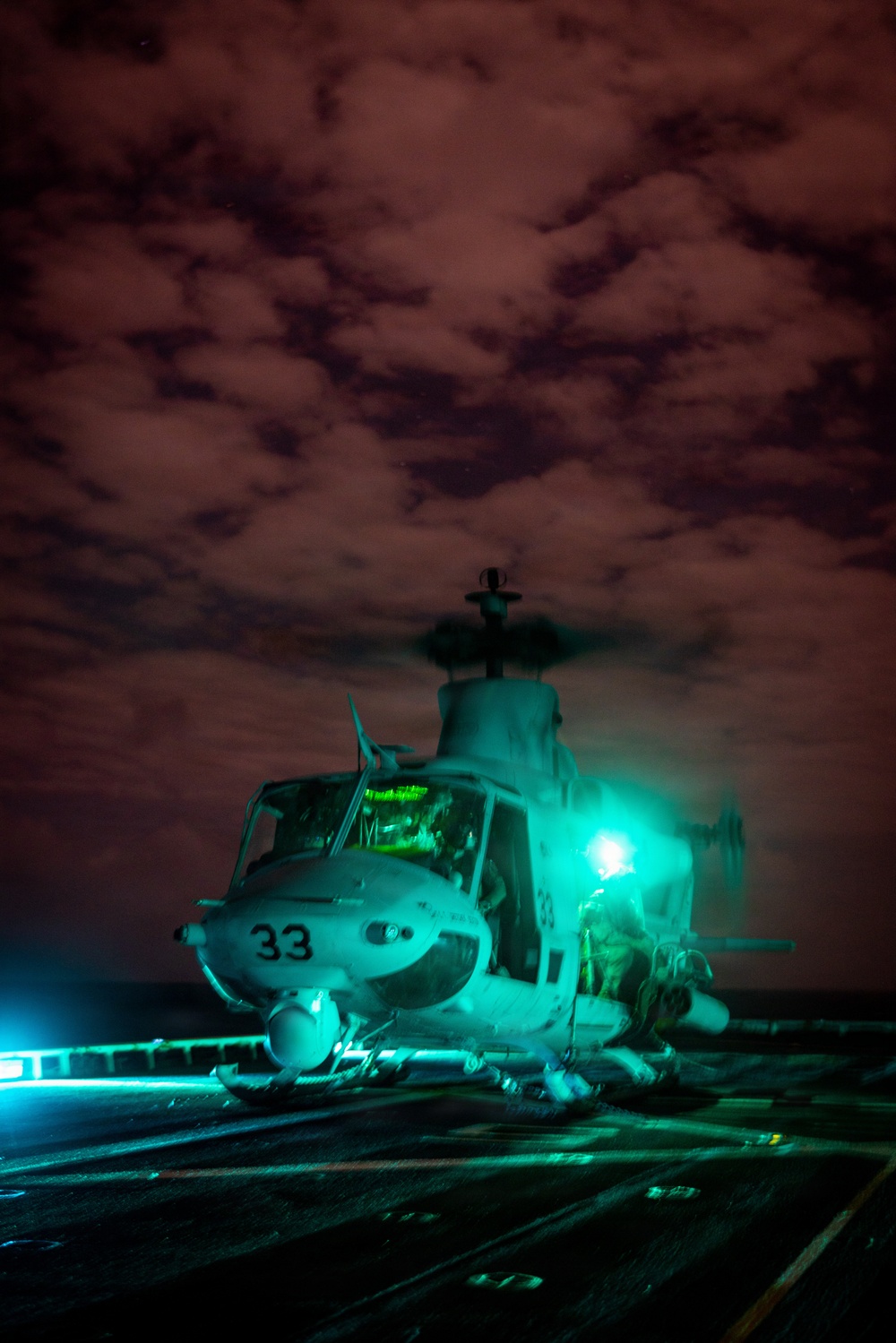 22ND MEU (SOC) | MSRT and MSPF Conduct Aerial Night Sniper Live Fire