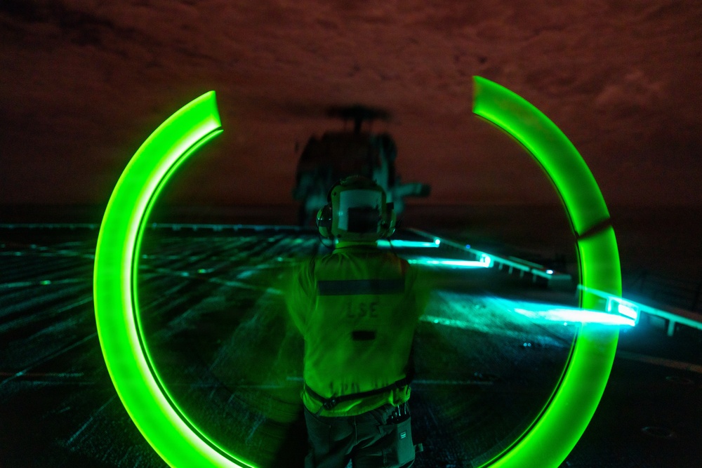 22ND MEU (SOC) | MSRT and MSPF Conduct Aerial Night Sniper Live Fire