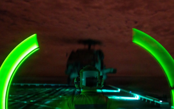 22ND MEU (SOC) | MSRT and MSPF Conduct Aerial Night Sniper Live Fire