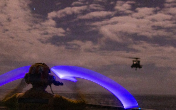 22ND MEU (SOC) | MSRT and MSPF Conduct Aerial Night Sniper Live Fire