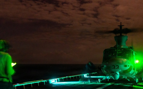 22ND MEU (SOC) | MSRT and MSPF Conduct Aerial Night Sniper Live Fire