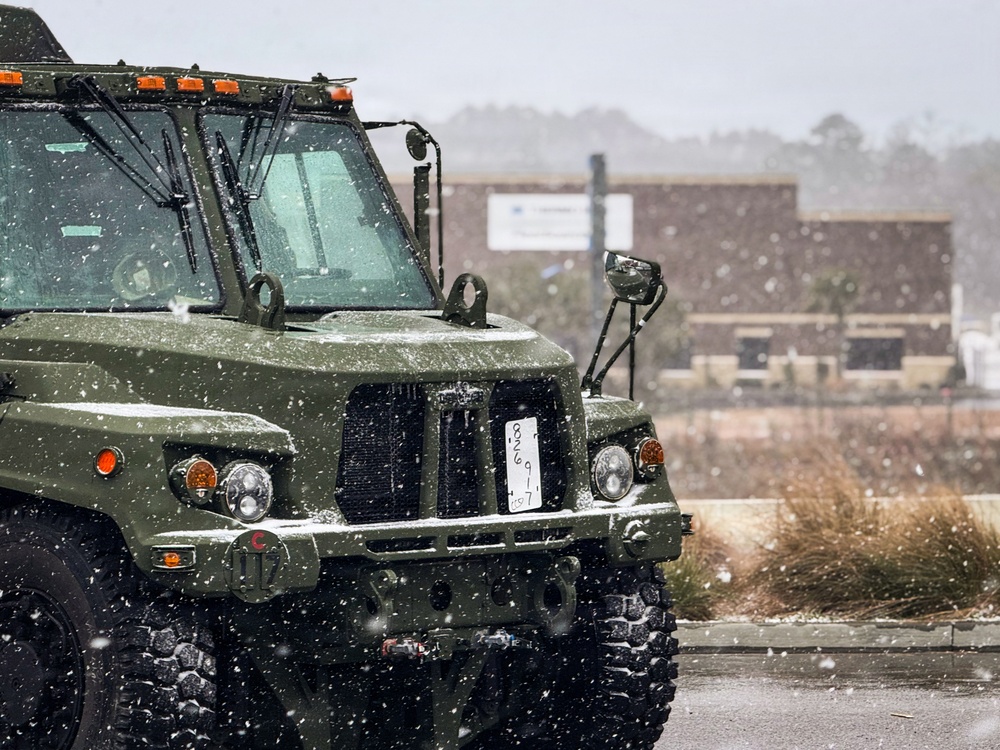 678th Air Defense Artillery Brigade responds to Winter Storm Gianna