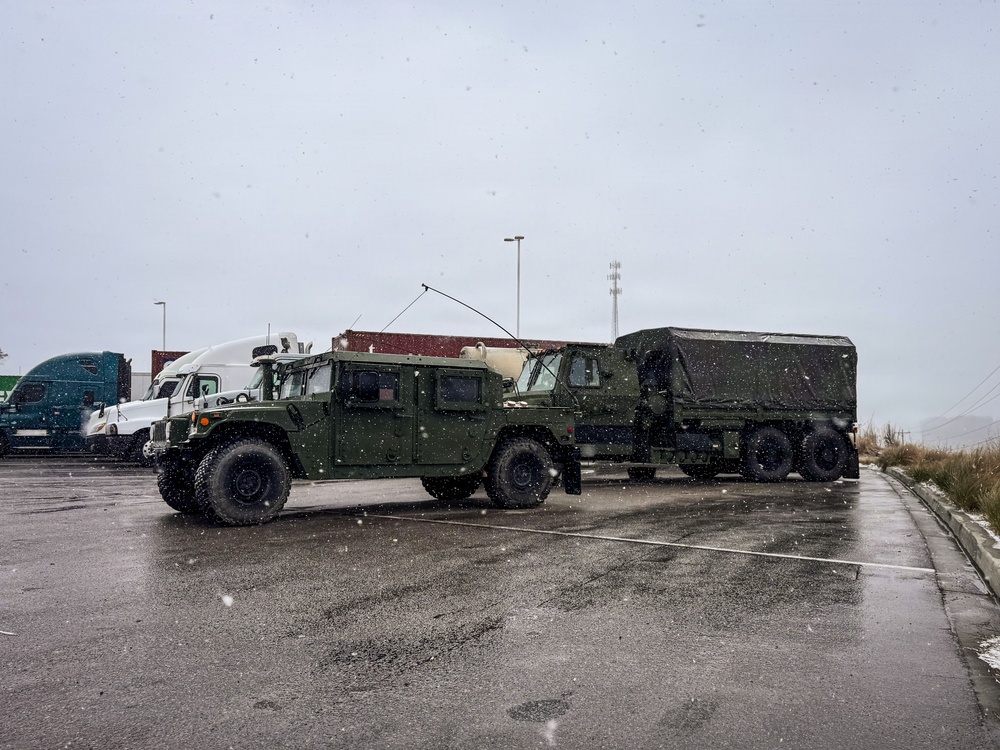 678th Air Defense Artillery Brigade responds to Winter Storm Gianna