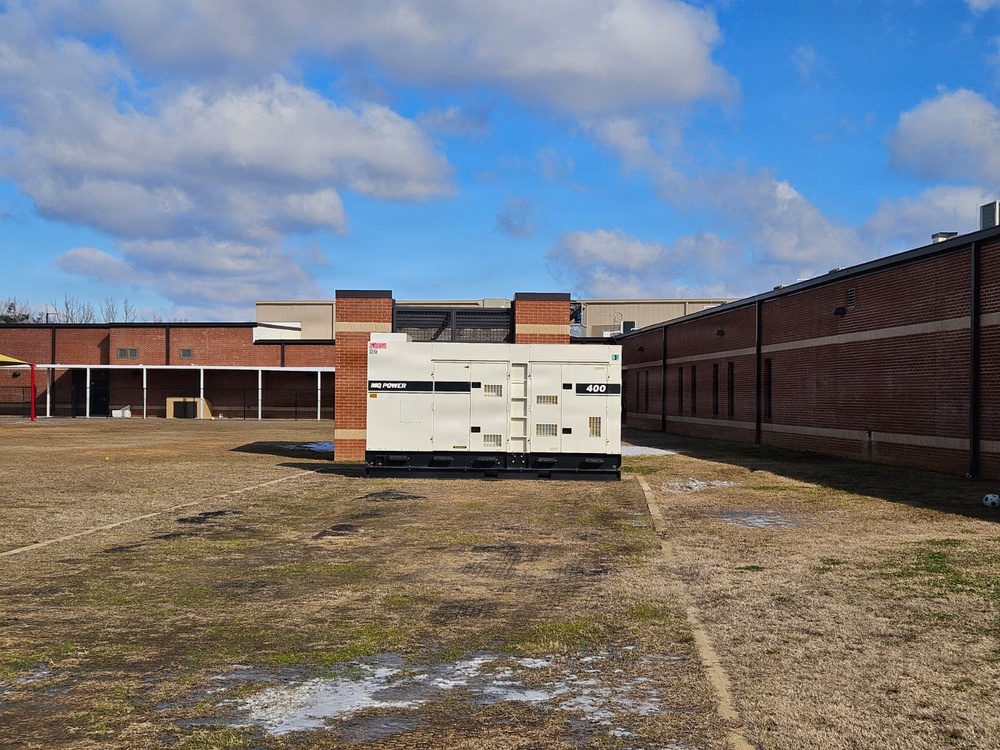 USACE Delivers Generators to Elementary School