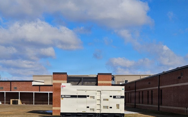 USACE Delivers Generators to Elementary School