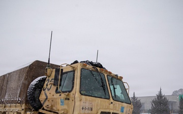 South Carolina National Guard Soldiers staged at multiple locations to support local officials during Winter Storm Gianna.