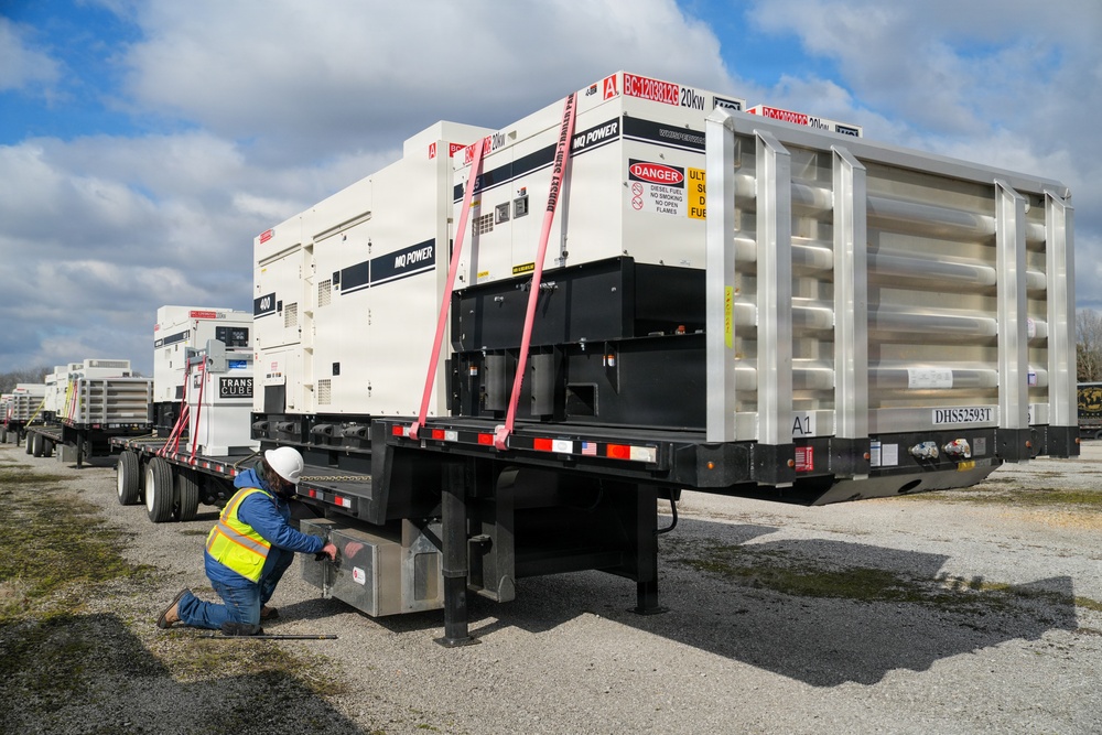 Tupelo Generator Staging Area