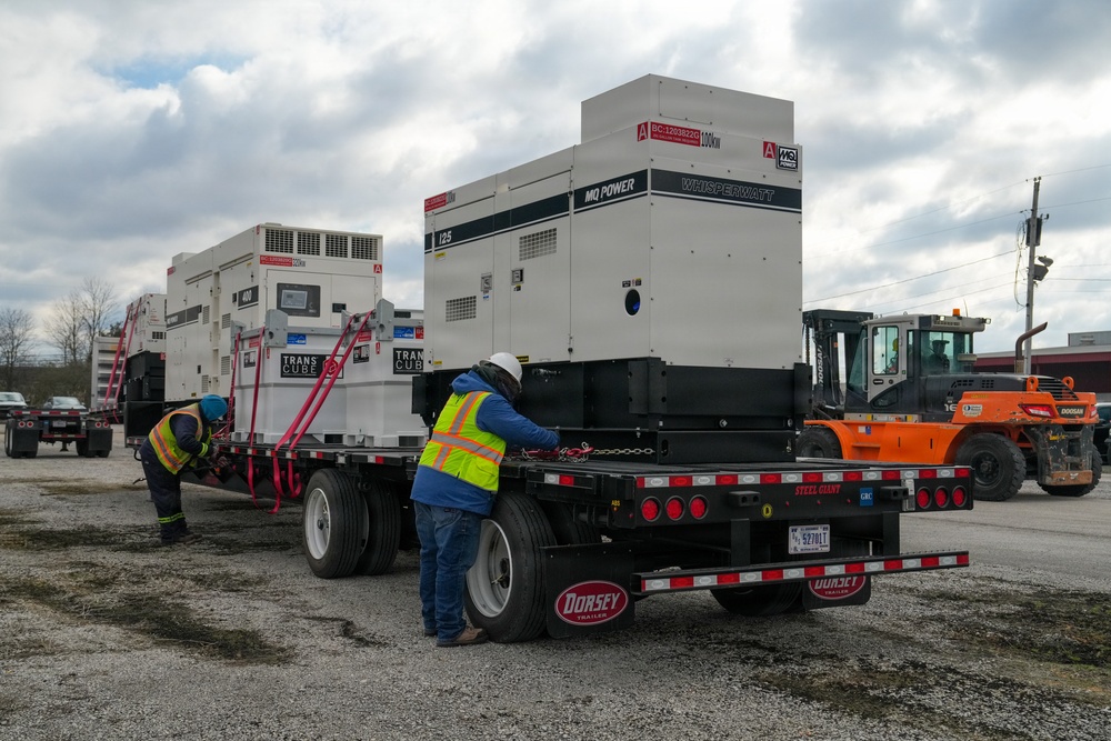 Tupelo Generator Staging Area