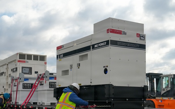 Tupelo Generator Staging Area