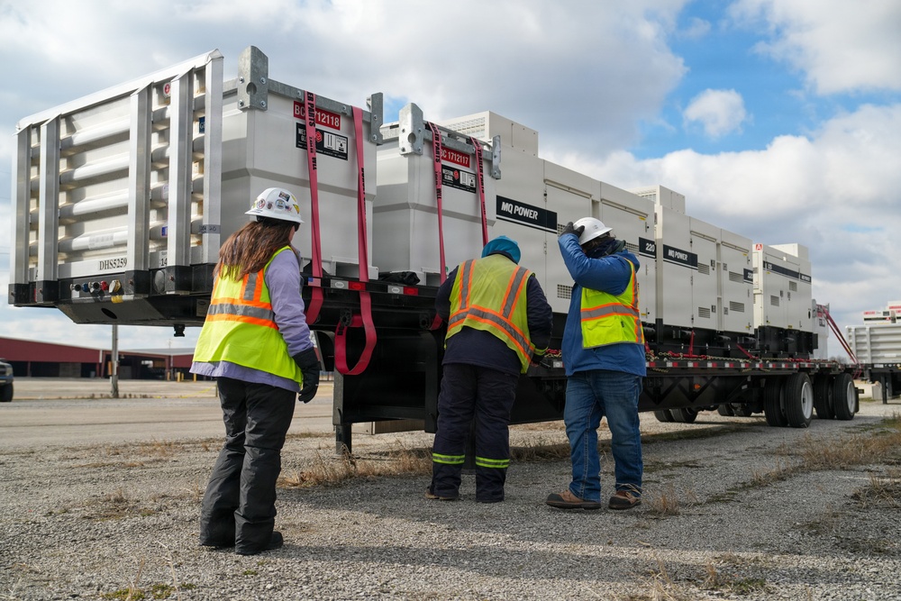 Tupelo Generator Staging Area