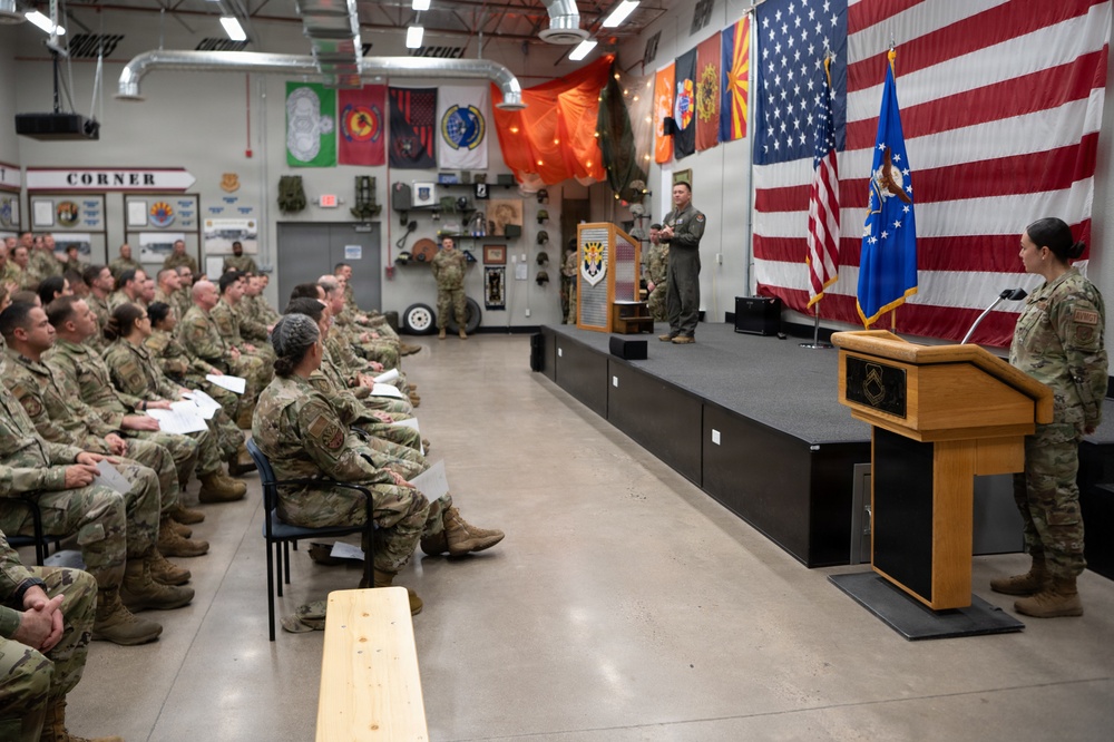 944th Fighter Wing recognizes leadership milestone at Senior NCO Induction