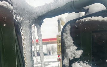 228th Theater Tactical Signal Brigade vehicle-recovery teams continue Winter Storm Gianna response