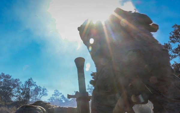 3rd LCT mortarmen execute dry-fire and live-fire company attacks at PTA