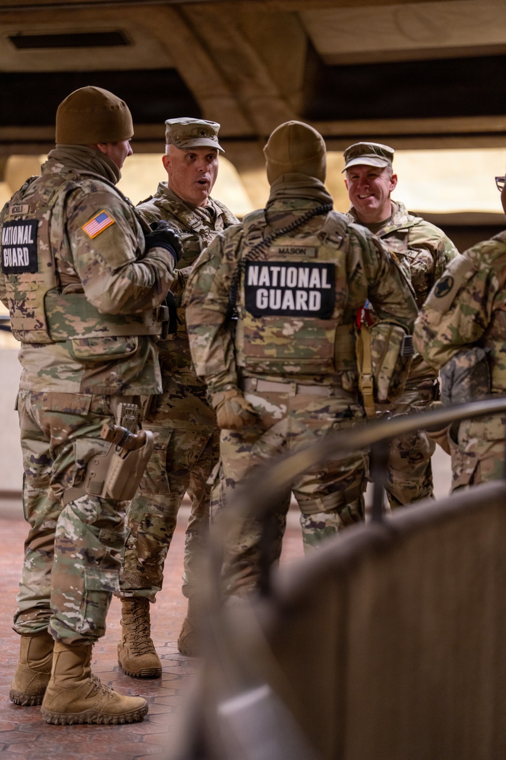 D.C. National Guard commander engages Soldiers, Airmen on D.C. Safe and Beautiful mission