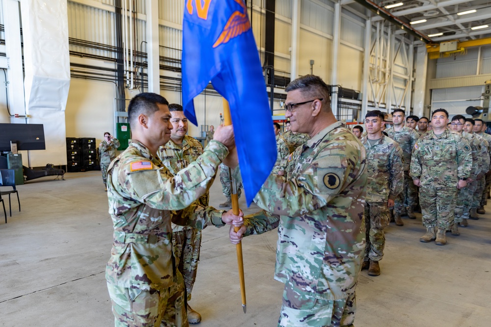 B Co 2-211th Change of Responsibility Ceremony