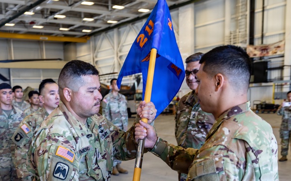 B Co 2-211th Change of Responsibility Ceremony