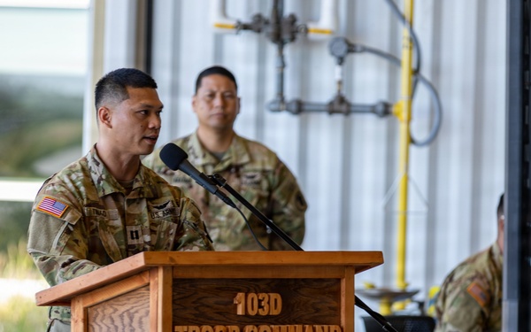 B Co 2-211th Change of Responsibility Ceremony