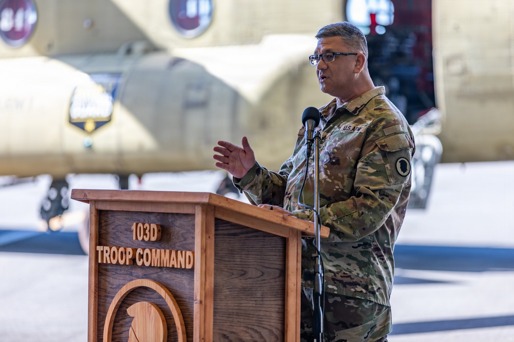 B Co 2-211th Change of Responsibility Ceremony