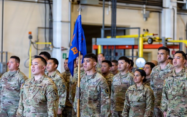 B Co 2-211th Change of Responsibility Ceremony