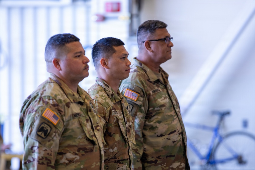 B Co 2-211th Change of Responsibility Ceremony