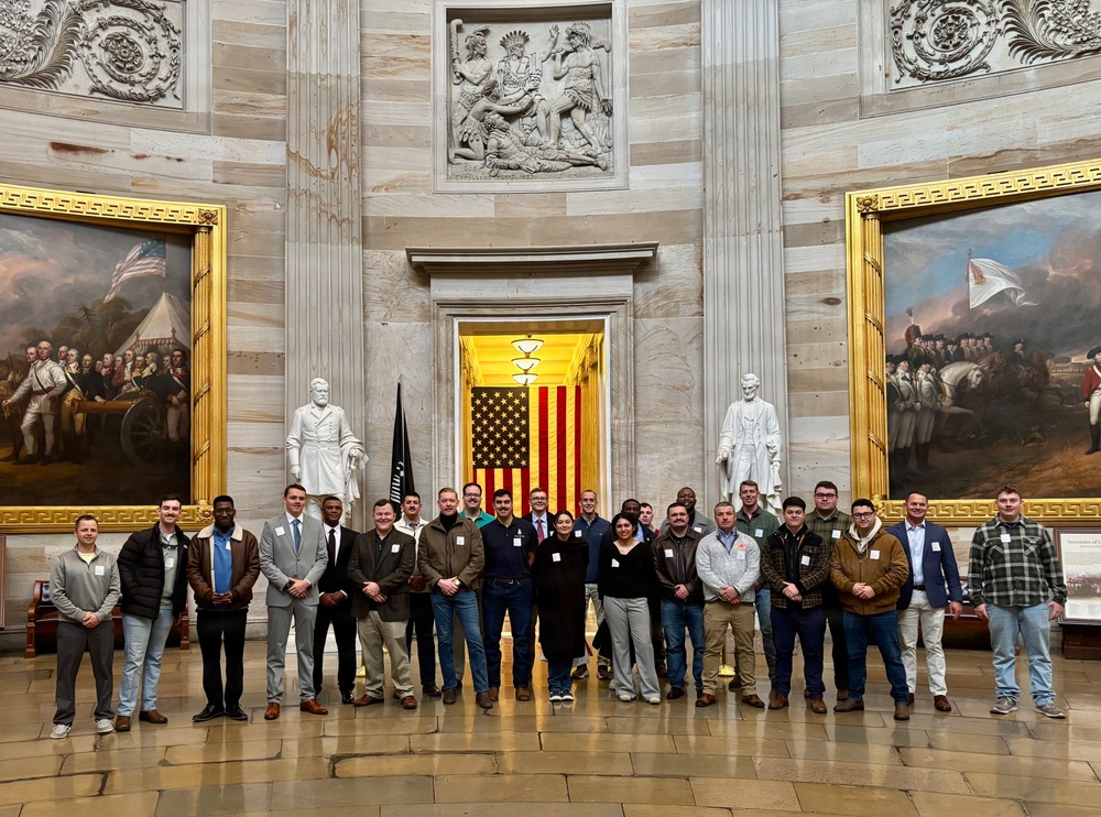 South Carolina National Guard Soldiers visit the Capitol in Washington D.C.