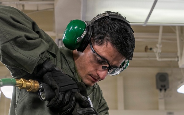 Mount Repair Aboard USS Tripoli
