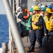 11th MEU Marines, Sailors Conduct a Mock Ship to Ship Refuel Aboard USS Comstock