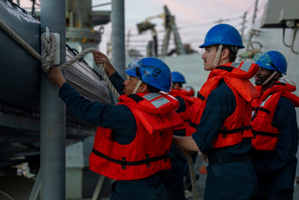 USS Delbert D. Black (DDG 119) Conducts Small Boat Evolution