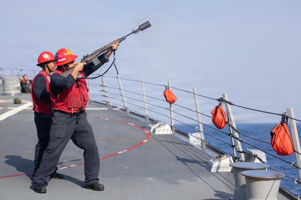 Spruance conducts routine operations