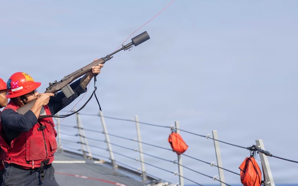 Spruance conducts routine operations