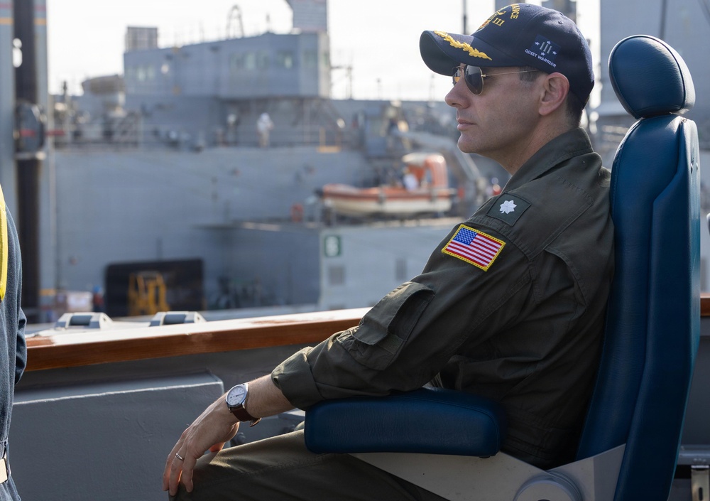 Spruance conducts routine operations