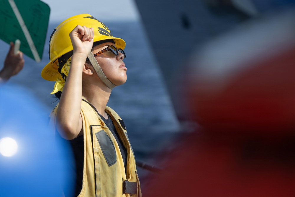 Spruance conducts routine operations