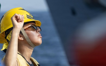 Spruance conducts routine operations