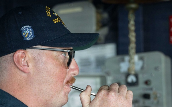 Spruance conducts routine operations