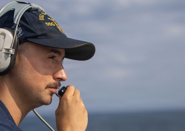 Spruance conducts routine operations