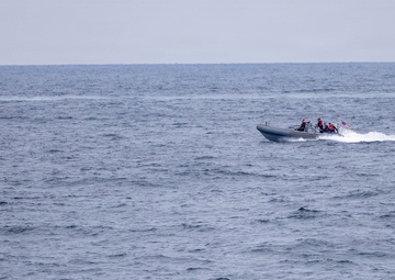 Spruance conducts routine operations